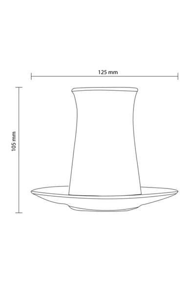 Paşabahçe 42891 Timeless Çay Bardağı - Resim 6