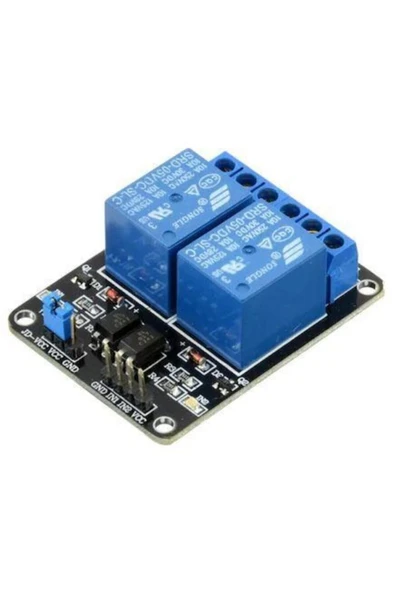 Rodevino 5v 2 Kanal Röle Modülü – Arduino Relay Board Role Kartı ürün görseli 1
