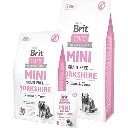 Brit Care Mini Yorkshire Terrierler İçin Tahılsız Somonlu Köpek Maması 2 Kg ürün görseli 1