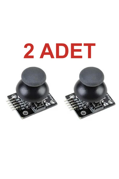 Rodevino 2 Adet Arduino Xy Joystick Modülü – Çift Eksen Analog Buton ürün görseli 1