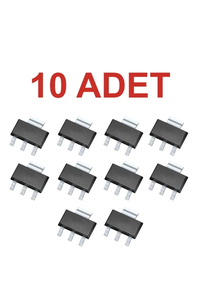 Rodevino 10 Adet Ams1117-3.3v Voltaj Regülatörü - Sot223 Smd ürün görseli 1