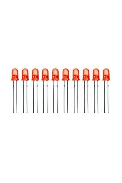 Rodevino 20 Adet 5mm Kırmızı Led - Resim 2