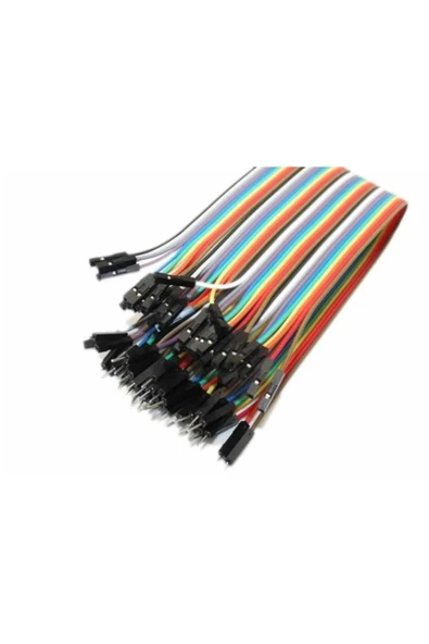 Rodevino Erkek-dişi Jumper Kablo 40 Adet 20 Cm 2.54 Mm Arduino ürün görseli 1