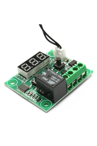 Rodevino W1209 Dijital Termostat Sıcaklık Kontrol Kartı 12v Röle Ntc Sensör ürün görseli 1
