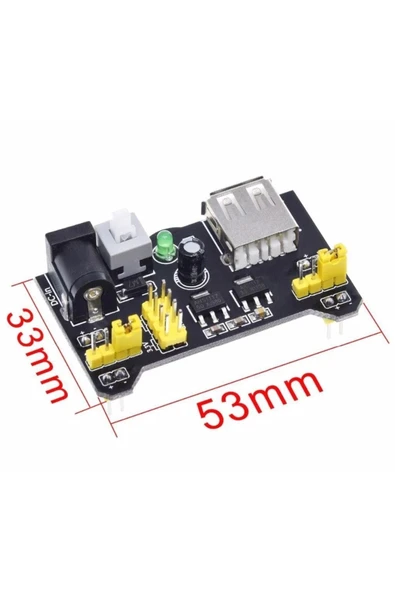 Rodevino Breadboard Güç Kaynağı Modülü 3.3 V / 5 V Mb102 - Resim 2