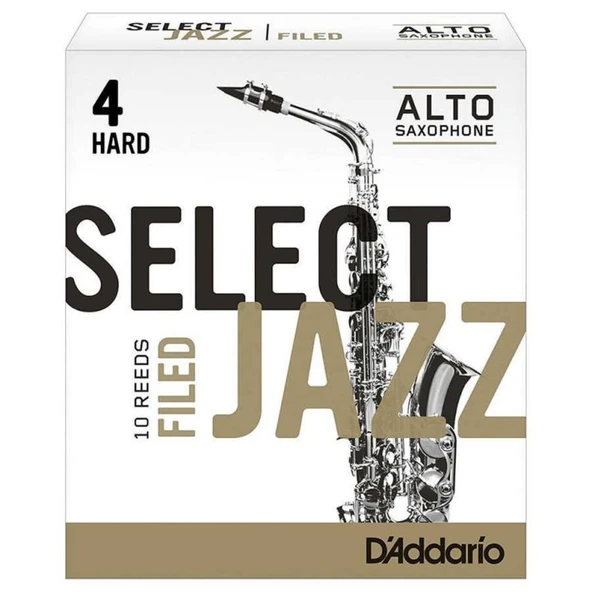 D\'Addario Woodwinds Select Jazz Alto Saksafon Kamışı No:4 Hard ürün görseli 1