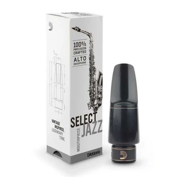 D\'Addario Woodwinds Select Jazz D8M Alto Saksafon Beki ürün görseli 1