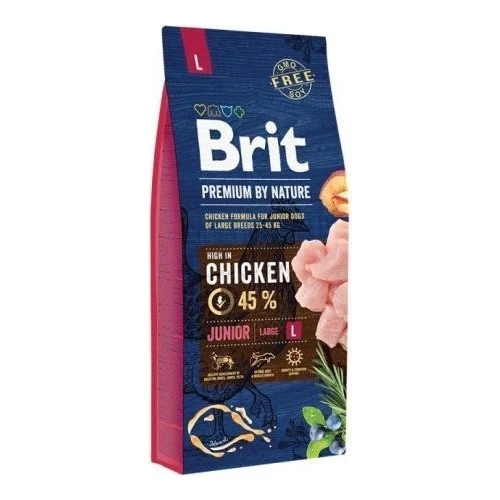 Brit Premium Tavuklu Büyük Irk Yavru  Köpek Maması 15 kg ürün görseli 1