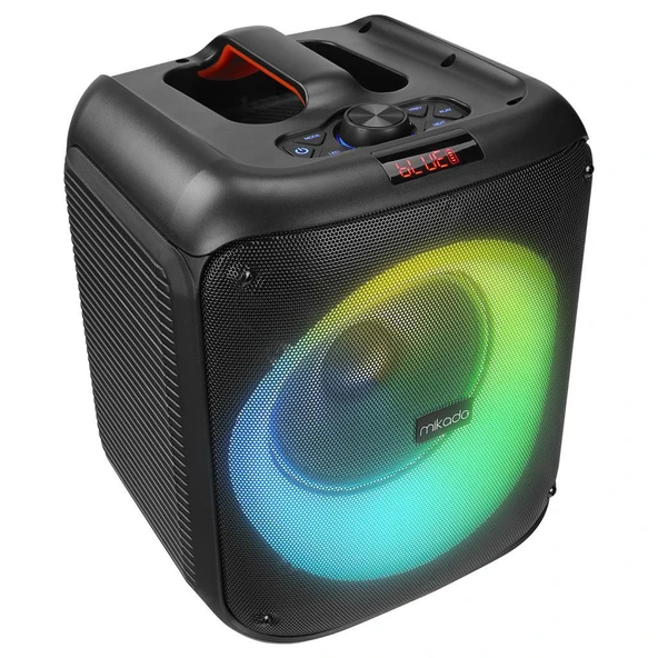 Mikado MD-BT51 BOMBIX 60W BT/USB/TF/TWS Led Işıklı Kafa Mikrofonlu Toplantı-Parti Hoparlörü ürün görseli 1