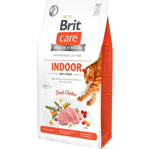 Brit Care Indoor Anti Stress Tavuk Etli Tahılsız Kedi Maması 2 Kg ürün görseli 1