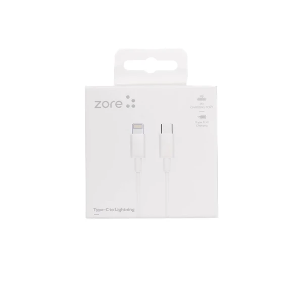Zore Type-C to Lightning PD Hızlı Şarj Özellikli Data ve Şarj Kablosu-1Metre ürün görseli 1