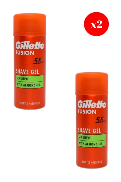 Gillette Fusion5 Ultra Sensitive Traş Jeli 75Ml X2 ADET ürün görseli 1