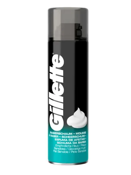 Gillette Hassas Ciltler Tıraş Köpüğü 200ml ürün görseli 1