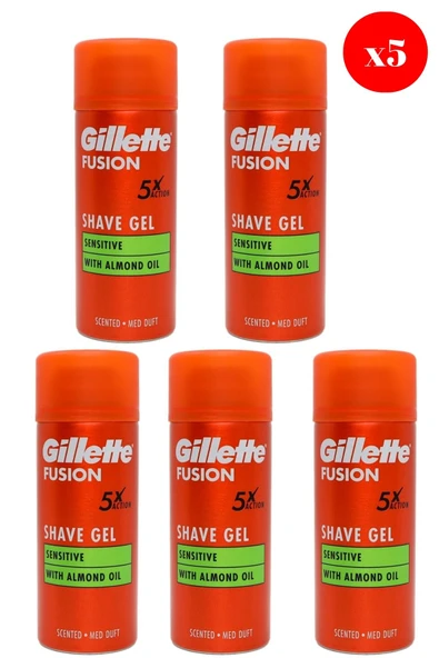 Gillette Fusion5 Ultra Sensitive Traş Jeli 75Ml X5 ADET ürün görseli 1