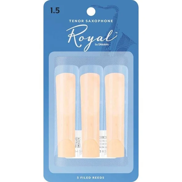 D\'Addario Woodwinds Royal RKB0315 Tenor Saksafon Kamışı (3 lü) No:1.5 ürün görseli 1