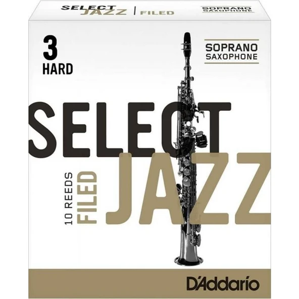 Rico Jazz Select RSF10SSX3H Soprano Saksafon Kamış No:3 Hard ürün görseli 1