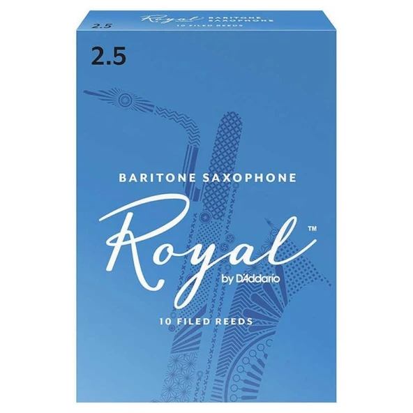 D\'Addario Woodwinds Royal RLB1025 Bariton Saksafon Kamışı No:2.5 ürün görseli 1