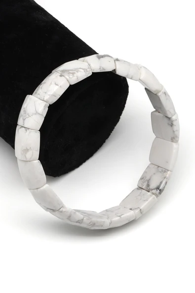 Havlit Doğal Taş Bileklik 12 x 14 mm Özel Kesim ürün görseli 1