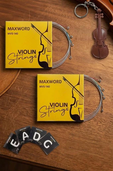 Maxword MVS-140x 2`li Paket Profesyonel Keman Teli Seti ürün görseli 1