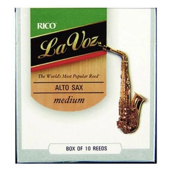 D\'Addario Woodwinds La Voz RJC10MD Alto Saksafon Kamışı Medium ürün görseli 1