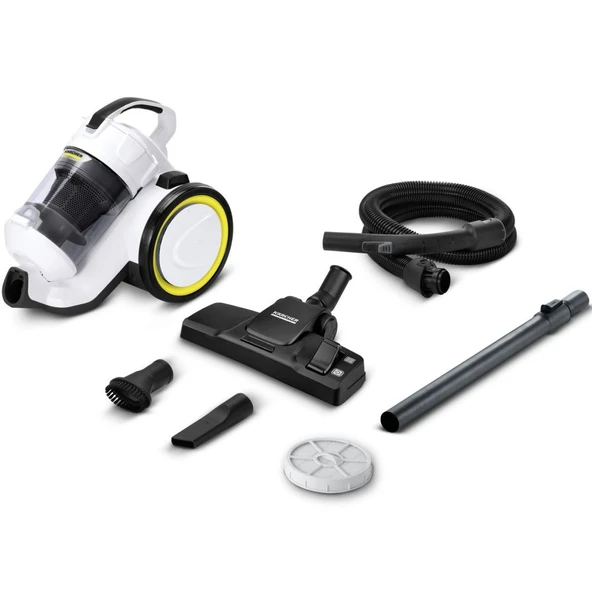 Karcher VC 3 Toz Torbasız 700W Hepa 12 Filtre Elektirikli Süpürge - Beyaz ürün görseli 1