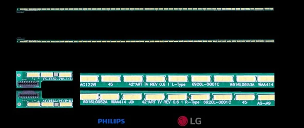LG 42LA660S, 42LA740S, 42PFL6198, 42PFL6108, 42PFL6008, 42PFL6188, 42PFL6158, 42PFL7008, 42PFL6678, 42PFL6907, 42PFL6007, 42PFL6877, 42PFL6057, 42PF8060, LED BAR ürün görseli 1