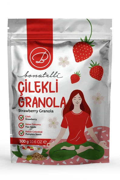 Çilekli Granola 300 G ürün görseli 1