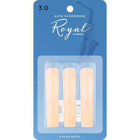 D\'Addario Woodwinds Royal RJB0330 Alto Saksafon Kamışı (3 lü) No:3 ürün görseli 1