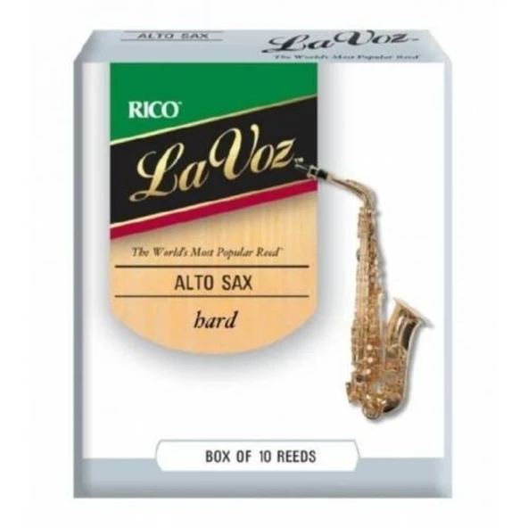 D\'Addario Woodwinds La Voz RJC10HD Alto Saksafon Kamışı Hard ürün görseli 1