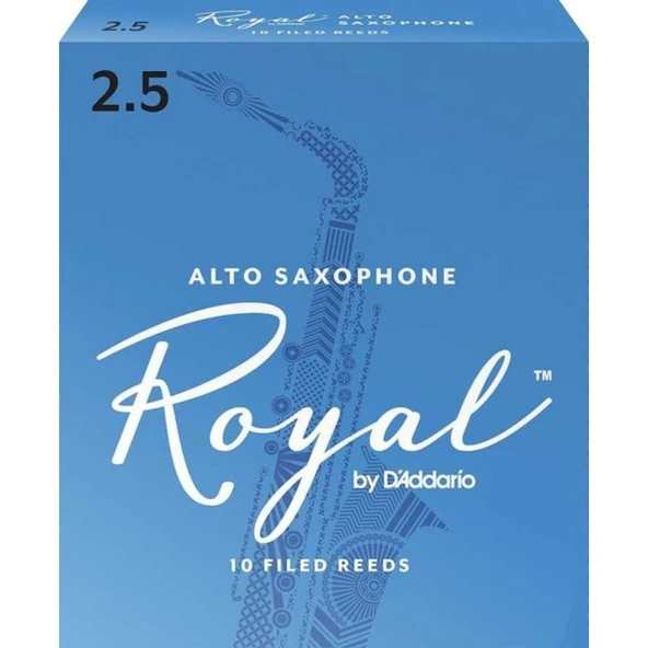 D\'Addario Woodwinds ROYAL RJB1025 Alto Saksafon Kamışı No: 2,5 ürün görseli 1