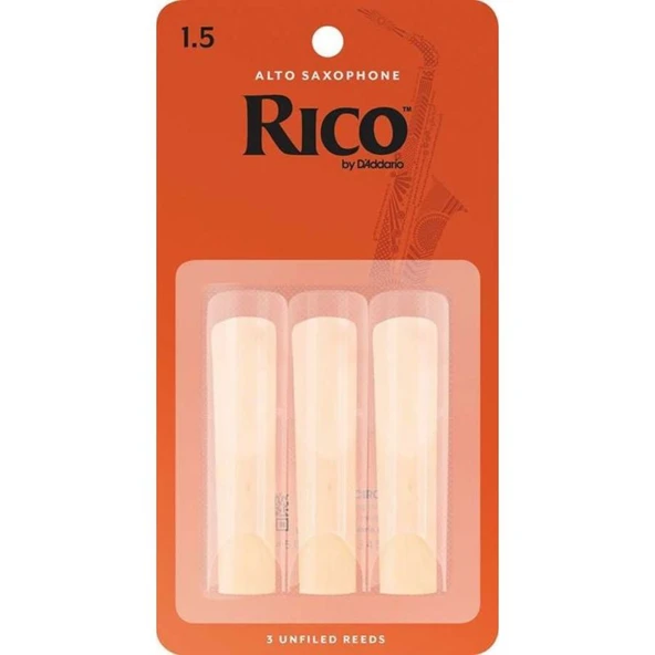 D\'Addario Woodwinds Rico RJA0315 Alto Saksafon Kamışı (3 lü) No:1.5 ürün görseli 1