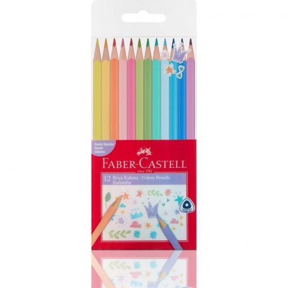 Kuru Boya 12 Renk Pastel Renkler Faber Castell Kuru Boya 12 Renk Pastel Tonlar ürün görseli 1