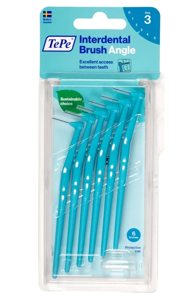 Tepe Angle Arayüz Fırçası Mavi 0.6 mm 6 lı ürün görseli 1