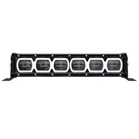 Beyaz Sarı Mavi Angel Led Bar Tepe Off Road Çalışma Lambası 6 Led 12-24V 37cm ürün görseli 1