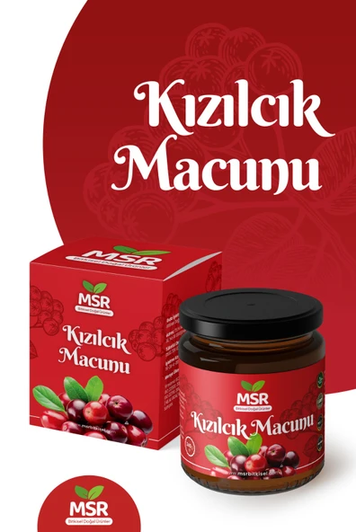 Msr Bitkisel Kızılcık Macunu 240 Gr - Resim 4