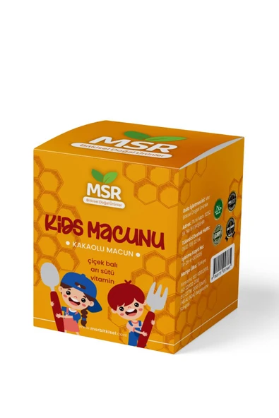 MSR BİTKİSEL DOGAL ÜRÜNLER  Kids Macunu 240g - Resim 2