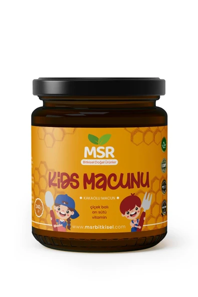 MSR BİTKİSEL DOGAL ÜRÜNLER  Kids Macunu 240g - Resim 3