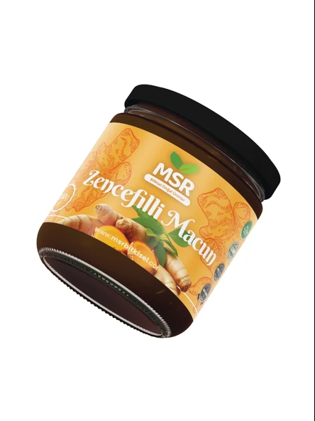 MSR BİTKİİSEL DOGAL ÜRÜNLER Zencefilli Macun  370g - Resim 4