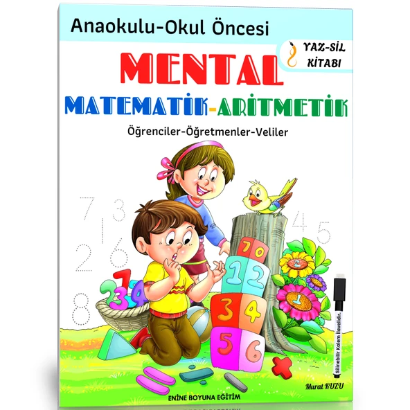 Okul Öncesi Mental Aritmetik YAZ-SİL Kitabı ürün görseli 1
