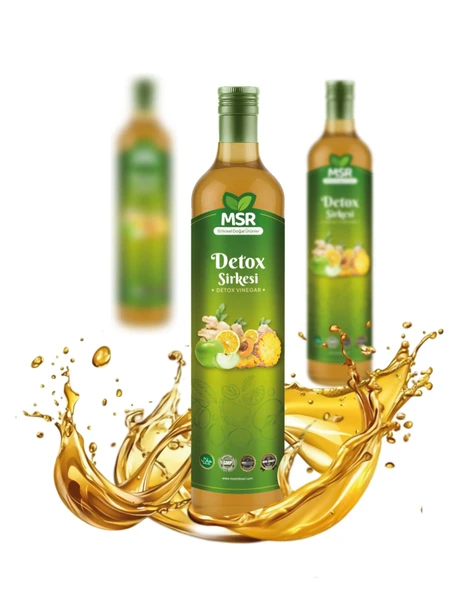 MSR BİTKİSEL DOGAL ÜRÜNLER Detox Sirkesi  Doğal Fermantasyon 250ml ürün görseli 1