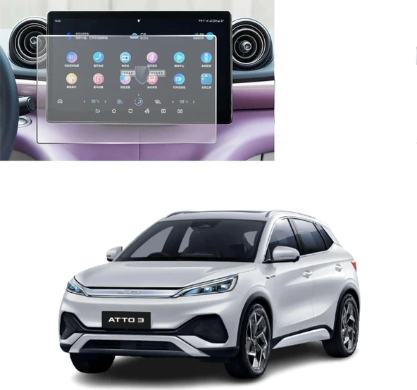 BYD Atto 3 15.6 Inc Navigasyon MAT Nano Ekran Koruyucu ürün görseli 1