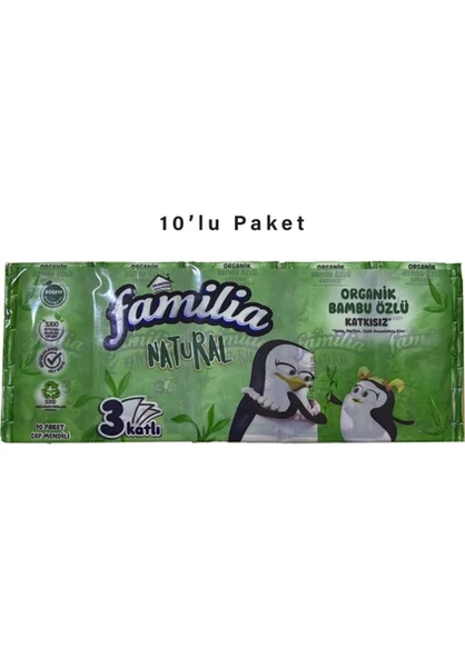Familia 10'lu Paket Cep Mendili ürün görseli 1