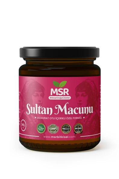MSR BİTKİSEL Sultan Macunu Dulavrat Otu Hayıt ve Civan perçemi İçreren Macun 240g ürün görseli 1