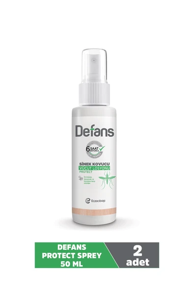 Defans Sinek Kovucu Vücut Spreyi Protect 50 ml  X2 ADET ürün görseli 1
