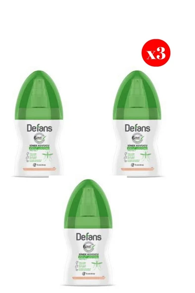 Defans Sinek Kovucu Naturel Vücut Losyonu 100 Ml X3 ADET ürün görseli 1