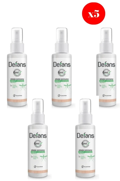 Defans Sinek Kovucu Vücut Spreyi Protect 50 ml X5 ADET ürün görseli 1
