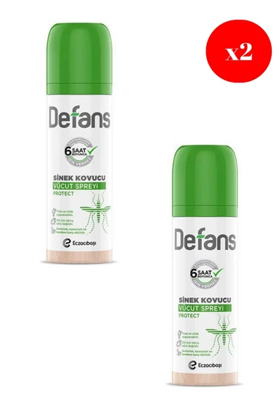 Defans Vücut Spreyi Protect 100ml X2 ürün görseli 1