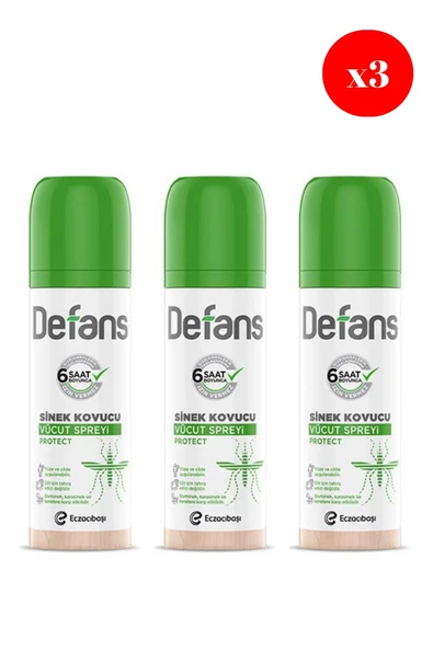 Defans Vücut Spreyi Protect 100ml X3 ADET ürün görseli 1