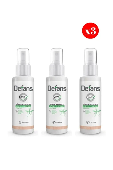 Defans Sinek Kovucu Vücut Spreyi Protect 50 ml X3 ADET ürün görseli 1