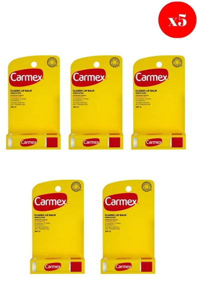 Carmex Classic Lip Balm Medicated 4,25 Gr X5 ADET ürün görseli 1
